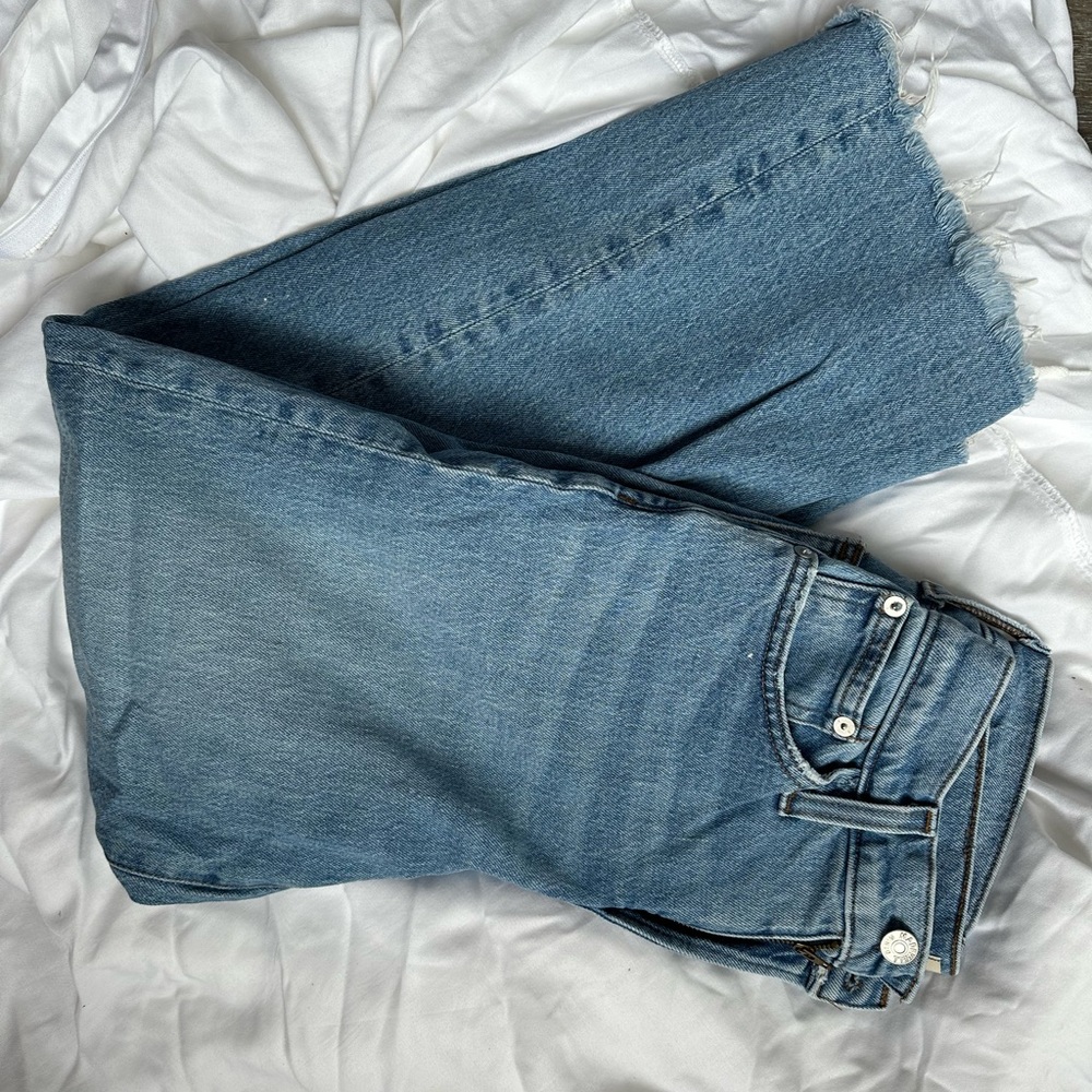 Madewell Perfect Vintage Wide-Leg Crop Jeans Size 26P